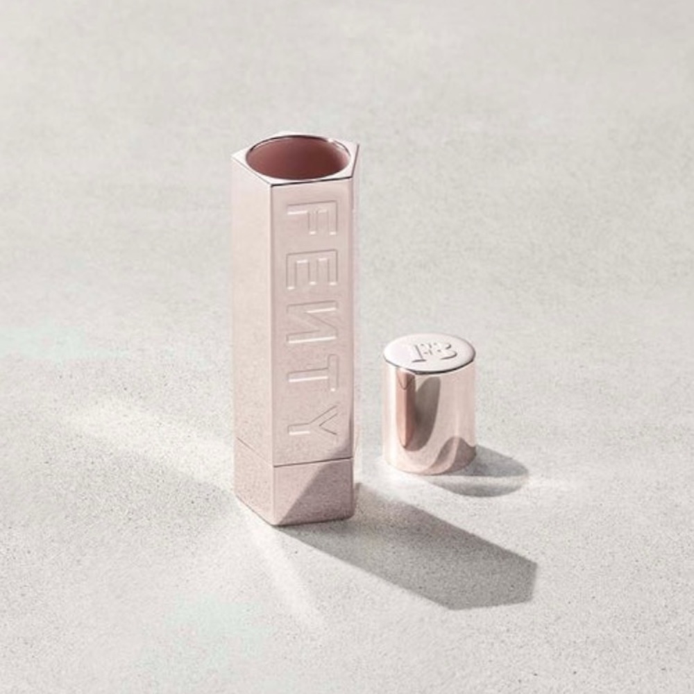 FENTY ICON ~ THE CASE ~ Refillable Lipstick Case in Metallic Nude New In Box - Picture 2 of 9